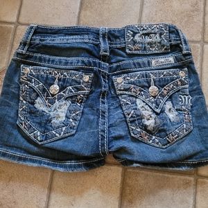 Girls Miss Me Shorts